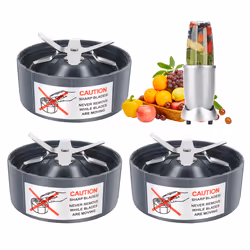 3 Pieces Replacement Blade for Nutribullet 600W/ 900W Models Parts