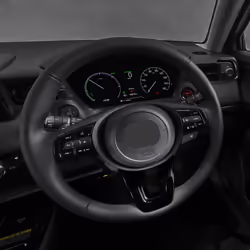 Car Glossy Black V Style Steering Wheel Panel Cover Trim Decoration