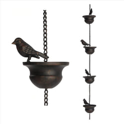 Rain Chains for Gutters Mobile Birds on Cups Rain Chimes