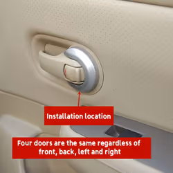 2Pcs Car Interior Door Handle Cover for Nissan Tiida 2005-2010 NV200