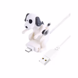 For Type-C Fast Charger Cable Humping Dog 1.2M Charging Cable White