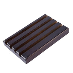Challenge Coin Display Stand 4-Row Wood Coin Display Holder Stand