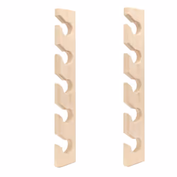 2 PCS Hat Rack for Wall Wooden Baseball Caps Organizer