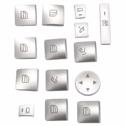 Inner Door Armrest Window Switch Button Trim Cover Sticker for Benz