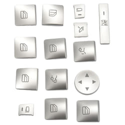 Inner Door Armrest Window Switch Button Trim Cover Sticker for Benz