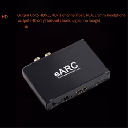 HDMI-Compatible EARC ARC Audio Extractor 192Khz Converter