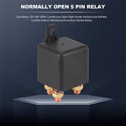 Car Relay 12V 250A Motorcycle Battery Control Switch Terminal
