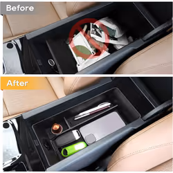 Center Console Organizer Armrest Storage Box Tray for Toyota Camry