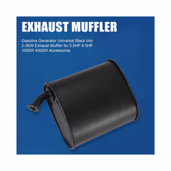 Gasoline Generator Black Iron 2-3KW Exhaust Muffler for 5.5HP 6.5HP