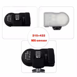 8Pcs Programmable TPMS MX Sensor 315MHZ+433MHz Tire Pressure Sensor