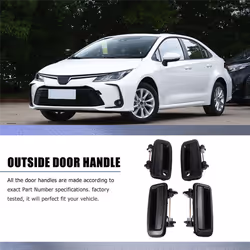 4 PCS Outer Exterior Door Handle For Toyota Corolla 1988-1992