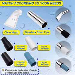 Extractor Hand Wand with Clear Head for Upholstery &Carpet Cleaning,A