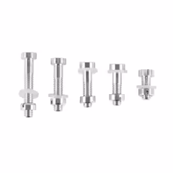 5Pcs M2.5 Screws Bolt Nut Washers Set Turntable Headshell Cartridge