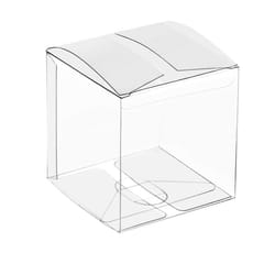 50Pcs Clear Plastic Boxes for Gifts Pvc Packing Box Gift Packaging