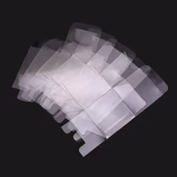 50Pcs Clear Plastic Boxes for Gifts Pvc Packing Box Gift Packaging