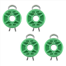 4x set Front Power Window Regulator Guide Roller For Saab 9-5 9-3 900