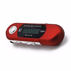 Mini MP3 Player Small Flash Drive Multilanguage LCD Music Player (C)