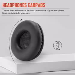 65mm Headphones Earpads for AKG,HifiMan,and More Headphones