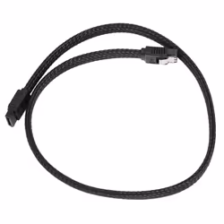 50CM SATA 3.0 III SATA3 7pin Data Cable 6Gb/s SSD Cables(Black)