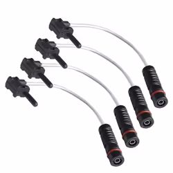 4Pcs Brake Pad Wear Sensor Kit, Front Rear for W140, W107, W124, W129