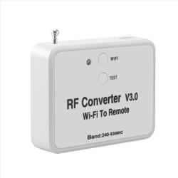 Wifi to RF Converter Instead Remote Control 240-930Mhz for Smart Home