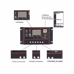100A Solar Charge Controller Solar Panel Controller