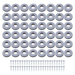 48Pcs Furniture Gliders PTFE Easy Moving Sliders (25Mm Round)