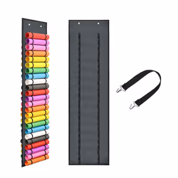 Vinyl Roll Holder with 48 Compartments, Organizers Gray