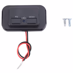 USB+PD Car Charger Socket 12V/24V USB Charging Splitter Power-Adapter