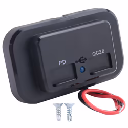 USB+PD Car Charger Socket 12V/24V USB Charging Splitter Power-Adapter
