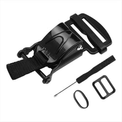 Helmet Quick Release Buckle Replacement Kit, Ratcheted Helmets black