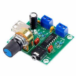 Mini Power Amplifier Board 5W+5W HiFi 2-Channel CM2038 5V USB Supply