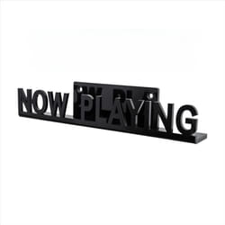 Wall Mount CD Record Display Stand Black