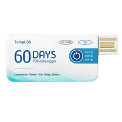 Temperature Data Logger TempU05 PDF Report Temperature Recorder