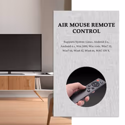 2.4G Wireless Air Mouse Keyboard Remote Control For PC Android TV Box