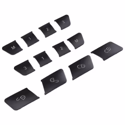 12Pcs Car Door Lock Switch Cover Trim for Mercedes Benz a B C E Class