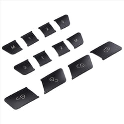12Pcs Car Door Lock Switch Cover Trim for Mercedes Benz a B C E Class