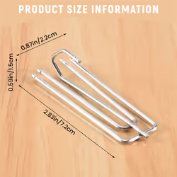 Window Treatment 4 Prongs Pinch Pleat Drapes Curtain Hooks 20pcs
