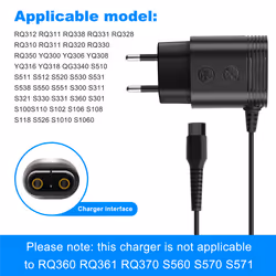 Suitable for Philips Norelco Shaver, Charger Adapter EU Plug