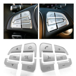 12Pcs  Car Styling Steering Wheel Button Covers Trim Stickers