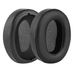 Ear Pads for Sony WH-XB900N Headphones Earpads Leather (Black)