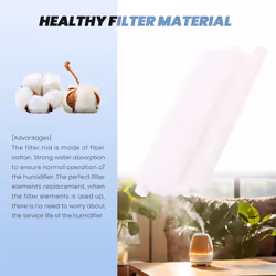 Humidifier Cotton Swabs, USB Mini Humidifier Filter Elements 10Pcs
