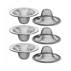 6 Pack-2.125Inch Top/1Inch Basket - Sink Drain Strainer Hair Catcher