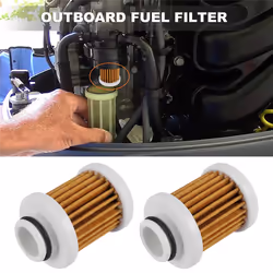 2PCS 6D8-WS24A-00 Fuel Filter for Yamaha F50-F115 Outboard Engine