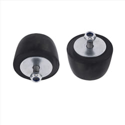 2Pcs Black Rubber Bumper Cushion Hood Bump Stop Replacement for Jeep