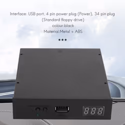 Version Black 3.5 Inch 1.44Mb Usb Ssd Floppy Drive Emulator