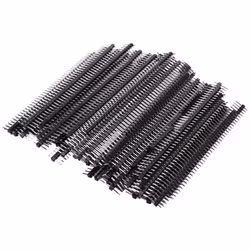100x Male Header Pins, Straight Single Row Male Pin Header Connector