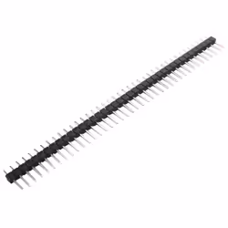 100x Male Header Pins, Straight Single Row Male Pin Header Connector