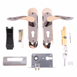 Indoor Household Door Handle for Home with Security Lock Key Set