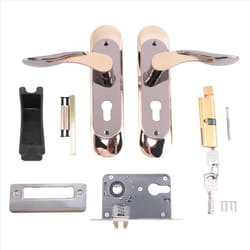 Indoor Household Door Handle for Home with Security Lock Key Set